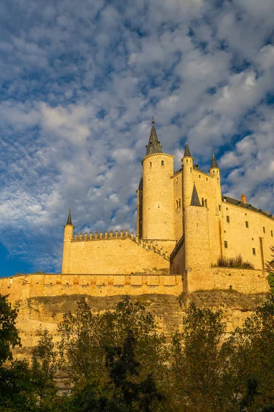View of the Alcazar of Segovia in Spain — Stock Photo, Image