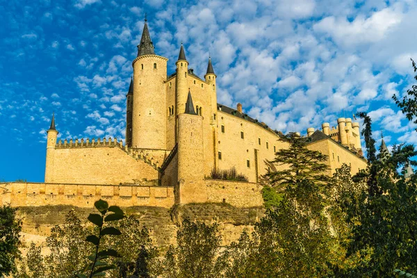 View of the Alcazar of Segovia in Spain — Stock Photo, Image