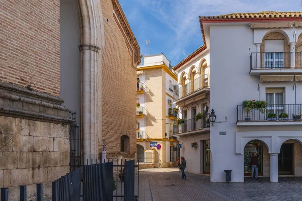 Ecija, Spanje, 9 maart 2022. Straat in de stad Ecija, in Sevilla, Spanje — Stockfoto