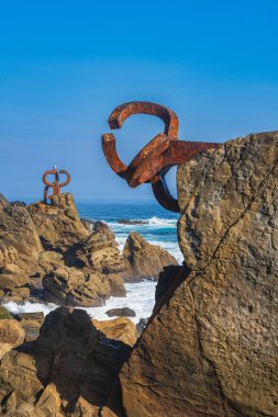 San Sebastian, İspanya, 17 Nisan 2022. San Sebastian, İspanya 'da 