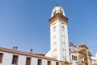 İspanya, Kanarya Adaları, Tenerife 'deki Candelaria Leydisi Bazilikası. Yüksek kalite fotoğraf