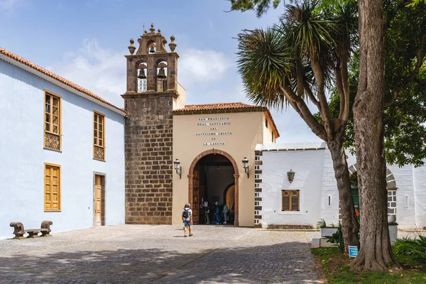 Tenerife Kanarya Adaları 'ndaki La Laguna şehrindeki Kutsal İsa' nın mabedi. Yüksek kalite fotoğraf