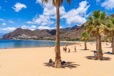 Santa Cruz, Tenerife, June 24, 2022. Playa de las Teresitas in Santa Cruz de Tenerife, Canary Islands. High quality photo