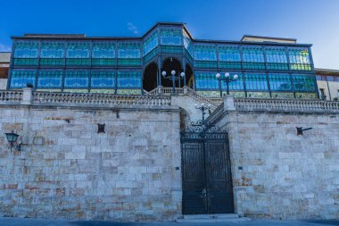 Salamanca, Spain, June 07, 2022. Art Nouveau and Art Deco Museum Casa Lis in the city of Salamanca, Spain. High quality photo