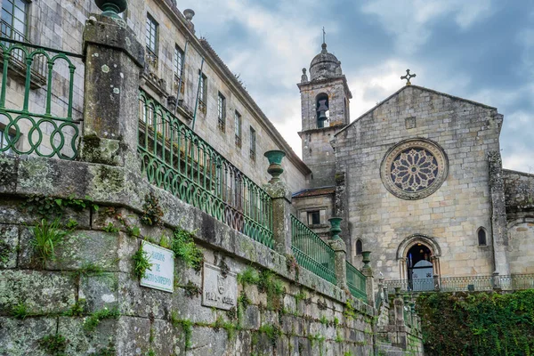 Kyrka Och Kloster San Francisco Staden Pontevedra Galicien Spanien Högkvalitativt Stockfoto