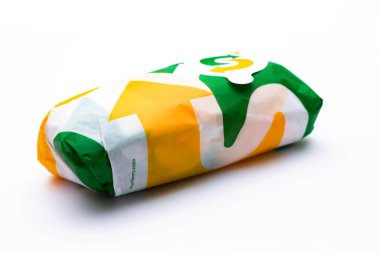 20 Ekim 2021 - Bangkok Tayland Subway Sandviç Lokantası. Metro bir Amerikan fast food restoranıdır..