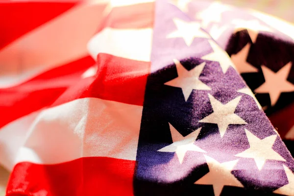 Ήλιος Έλαμψε Στην Αμερικανική Σημαία Images America National Day Σημαντικές — Φωτογραφία Αρχείου