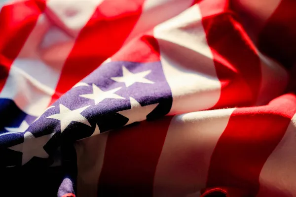 Slunce Svítilo Americkou Vlajku Obrázky Pro Ameriku Národní Den Nebo — Stock fotografie