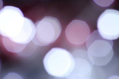 Yumuşak ışık arkaplanlı soyut bokeh ışıkları