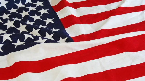 Φως Του Ήλιου Στάλθηκε Στην Αμερικανική Σημαία — Φωτογραφία Αρχείου