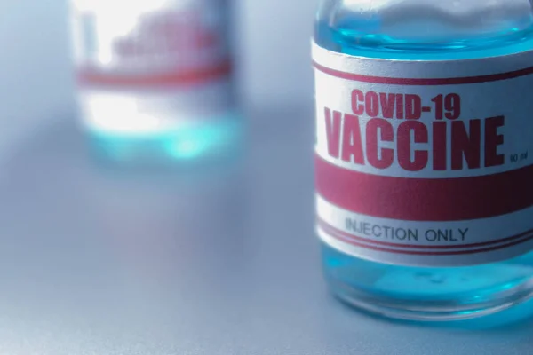 Bangkok Thailand July 2021 Bottles Vaccine Prevent Corona Virus Covid — Stock Photo, Image