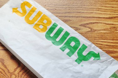 WASHINGTON, ABD - 20 Mart 2022 Metro Sandviçleri Subway, ABD 'de çok popüler bir fast food restoranıdır..