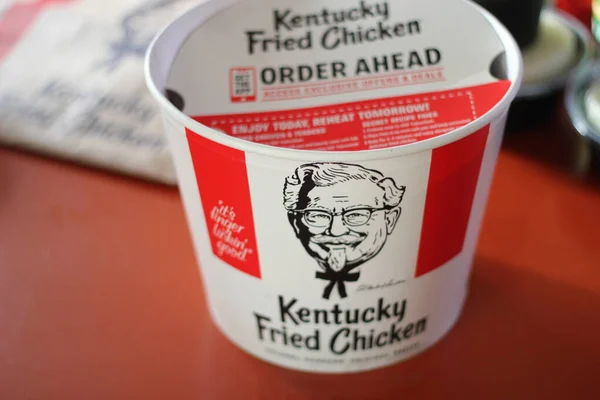 Washington Usa June 2022 Kfc Global Fried Chicken Meal Set — Stock Photo, Image