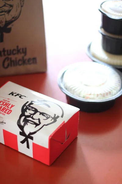 Washington Usa June 2022 Kfc Global Fried Chicken Meal Set — Stock Photo, Image
