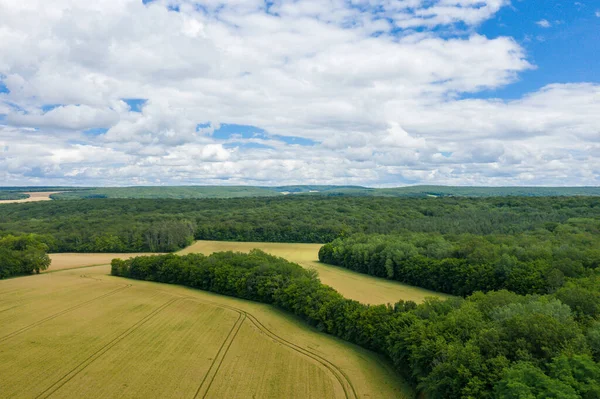 Cette Photo Paysage Été Prise Europe France Bourgogne Nièvre Été — Photo