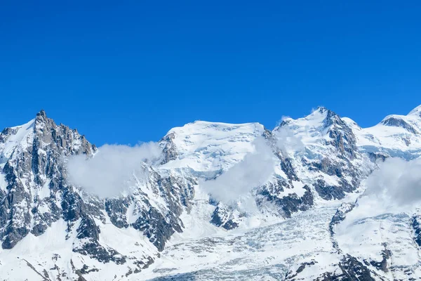 Landscape Photo Taken Europe France Alps Chamonix Summer See Panoramic — Stock Photo, Image