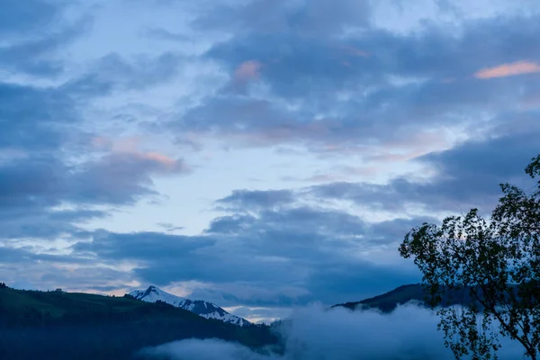 Esta Foto Paisaje Fue Tomada Europa Francia Los Alpes Hacia — Foto de Stock