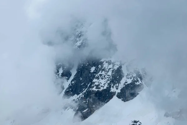Detta Landskapsfoto Togs Europa Frankrike Alperna Mot Chamonix Sommaren Kan — Stockfoto