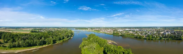 Фотографія Була Зроблена Європі Франції Центрі Лойреті Влітку Бачимо Панорамний — стокове фото