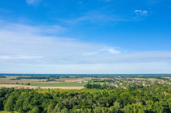Manzara Fotoğrafı Avrupa Fransa Merkez Bölgede Loiret Yazın Çekildi Sully — Stok fotoğraf