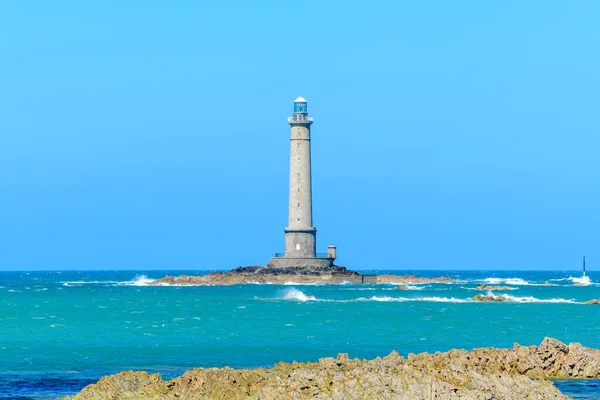 Deze Landschapsfoto Genomen Europa Frankrijk Normandië Manche Het Voorjaar Zien — Stockfoto