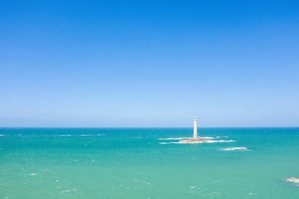 Detta Landskapsfoto Togs Europa Frankrike Normandie Manche Våren Kan Phare — Stockfoto