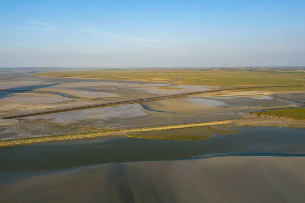 Esta Foto Paisagem Foi Tirada Europa França Normandia Mancha Primavera — Fotografia de Stock