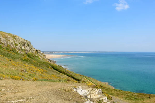 Landscape Photo Taken Europe France Normandy Manche Spring Can See — Stock Photo, Image
