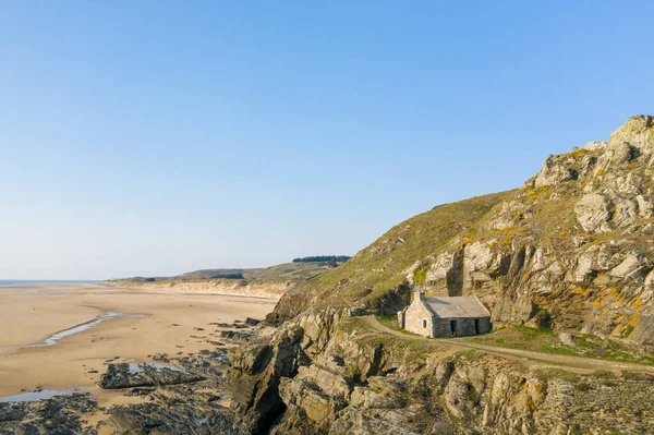 Landscape Photo Taken Europe France Normandy Manche Spring Can See — Stock Photo, Image