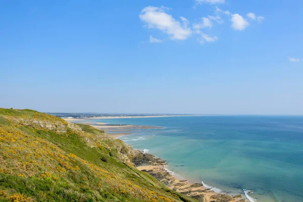 Landscape Photo Taken Europe France Normandy Manche Spring See Port — Stock Photo, Image