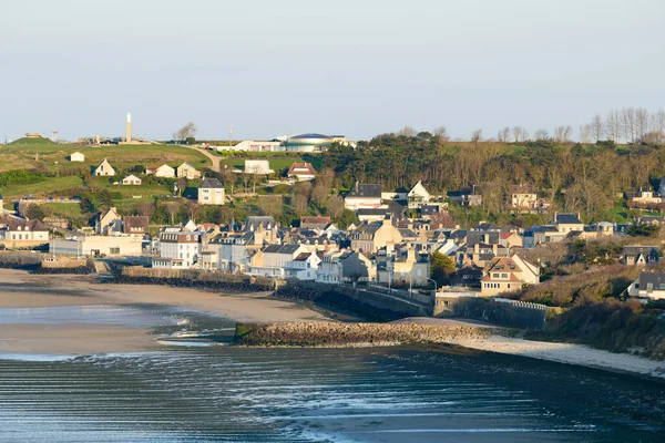 Detta Landskapsfoto Togs Europa Frankrike Normandie Arromanches Les Bains Sommaren — Stockfoto