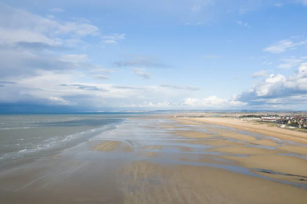 Deze Landschapsfoto Genomen Europa Frankrijk Normandië Zomer Zien Kanaalzee Het — Stockfoto