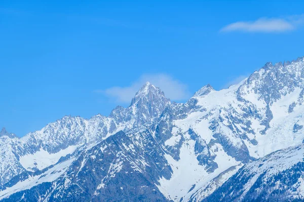 Landscape Photo Taken Europe France Alps Chamonix Spring Can See — Stock Photo, Image