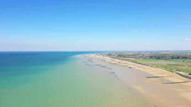 Plage Ensanglantée Juno Beach Europe France Normandie Vers Arromanches Bernière — Video