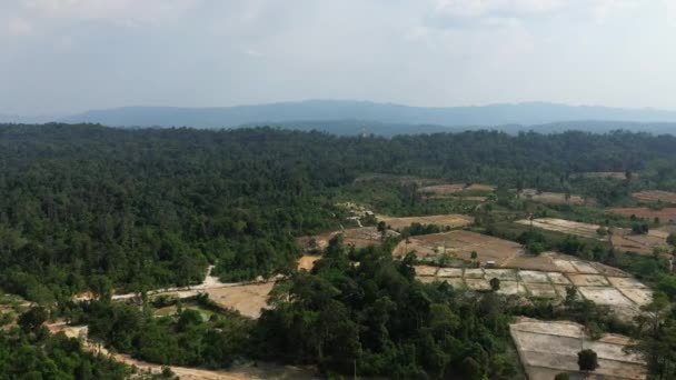 Industrianläggning Landsbygden Asien Laos Khammouane Mot Thakek Solig Dag — Stockvideo