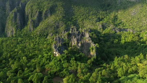 Die Stadt Bastia Und Ihr Hafen Fuße Der Berge Europa — Stockvideo