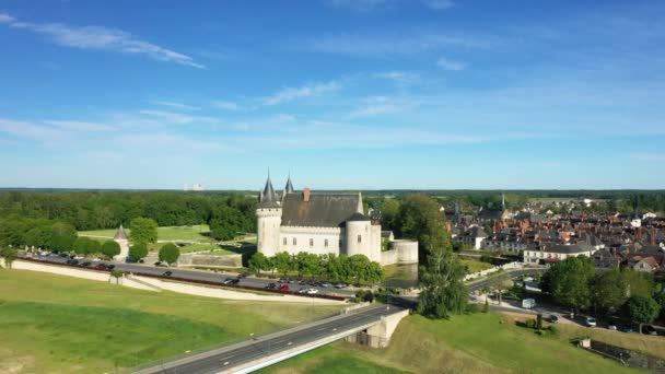 Castle Sully Middle Countryside City Europe France Center Region Loiret — Stockvideo