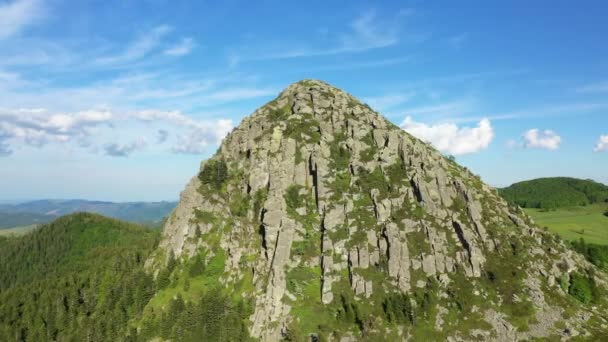 Mont Gerbier Jonc Στην Ευρώπη Γαλλία Ardeche Καλοκαίρι Μια Ηλιόλουστη — Αρχείο Βίντεο