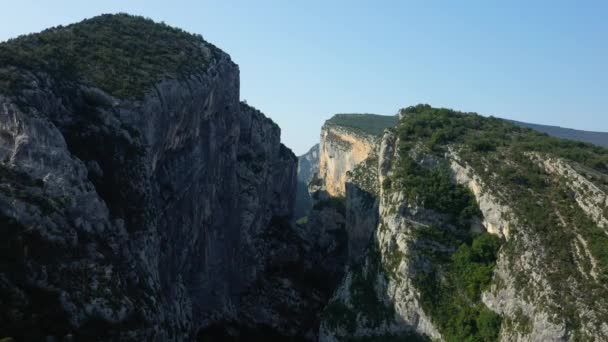 Die Gorges Verdon Europa Frankreich Provence Alpes Cote Dazur Var — Stockvideo