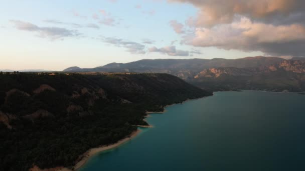 Lago Sainte Croix Europa França Provence Alpes Cote Dazur Var — Vídeo de Stock