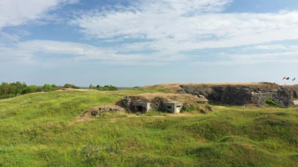 Ein Bunker Fort Douaumont Europa Frankreich Grand Est Maas Richtung — Stockvideo