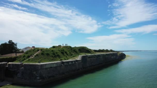 Walls Saint Martin Ile Europe France New Aquitaine Charente Maritime — Vídeo de stock