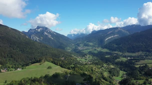 Massif Chartreuse Europe France Alpes Isère Été Par Une Journée — Video