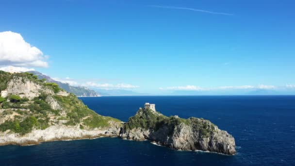Het Italiaanse Platteland Aan Tyrreense Zee Europa Italië Campanië Zomer — Stockvideo