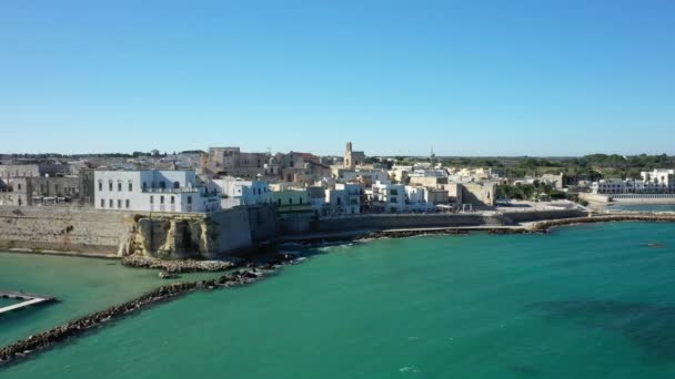 Centro Cidade Medieval Porto Otranto Europa Itália Puglia Para Lecce — Vídeo de Stock