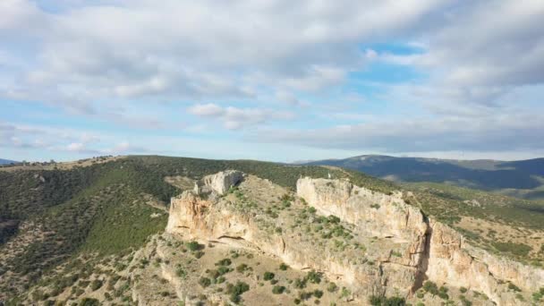 Pico Rochoso Europa Grécia Peloponeso Argolis Para Hermione Verão Dia — Vídeo de Stock