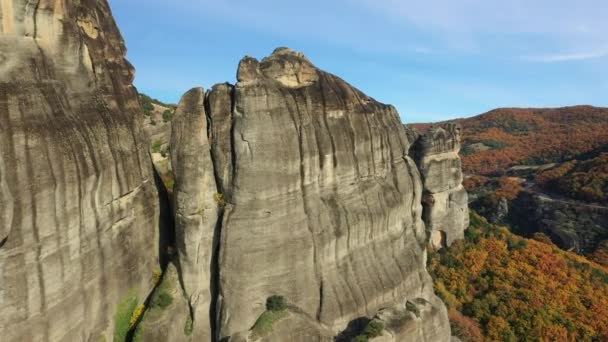 Las Torres Genovesas Del Col Serra Europa Francia Córcega Hacia — Vídeo de stock
