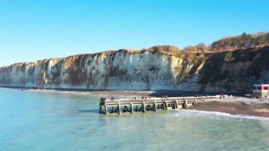 Veules les Roses, Avrupa, Fransa, Normandiya, Seine Denizcilik, yaz mevsiminde, güneşli bir günde.