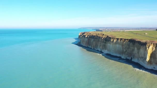 Bateau Large Veules Les Roses Europe France Normandie Seine Maritime — Video