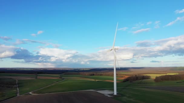 Der Äolische Nivernaises Oisy Inmitten Der Landschaft Und Wälder Europa — Stockvideo